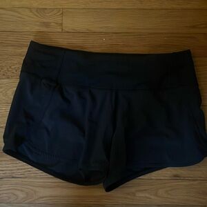 Black lululemon shorts